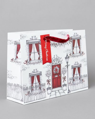 Large Gift Bag With Red Door